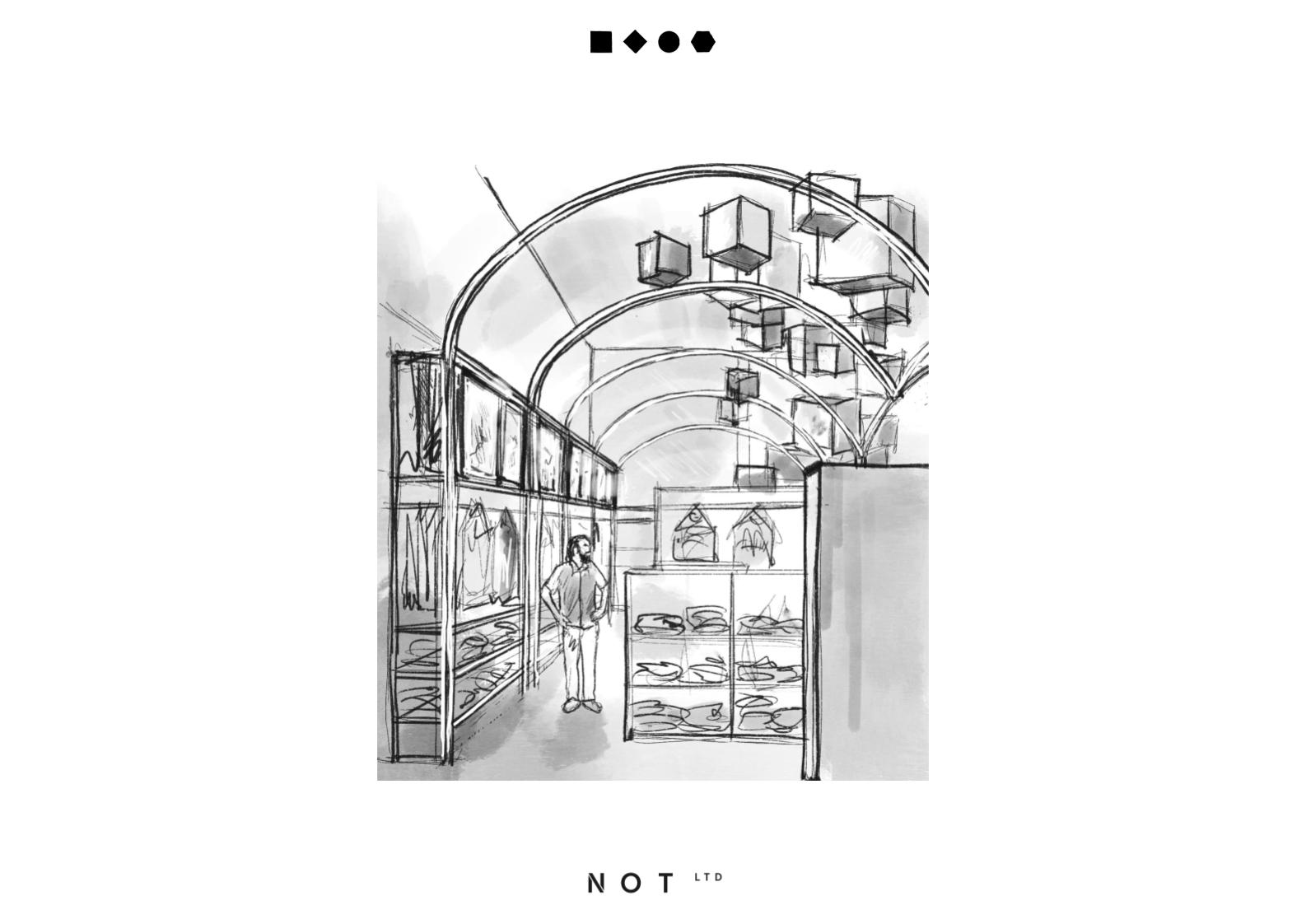 Not Ltd — Exhibition Retail Space Concept